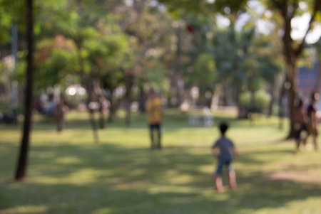 Defocused and blurred image for background of childrenの写真素材