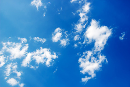 Blue sky with cloudsの写真素材