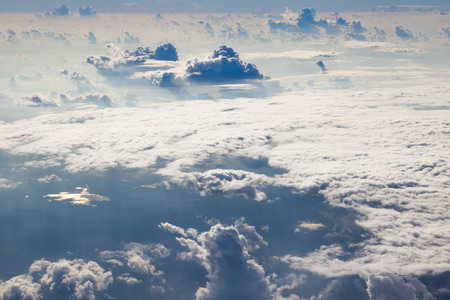 Nice cloud seen from the planeの写真素材