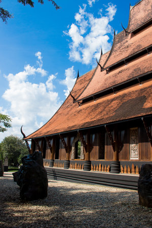 Black house museum, Chiang Rai, Thailand : Thawan Duchanee Collectionのeditorial素材