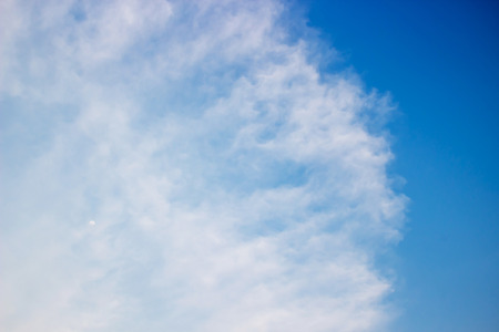 Blue sky with cloudsの写真素材