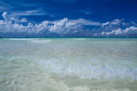Sea and the wavesの写真素材