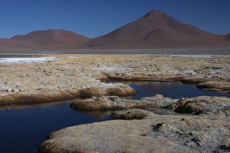 Laguna Colorada on the Sud Lipez Altiplano 