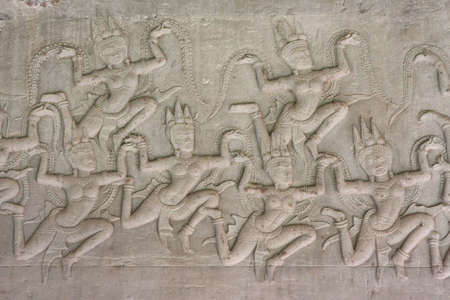 Angkor Wat Heaven sculptures