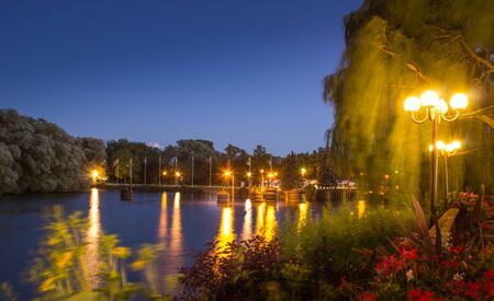 The evening pierの写真素材