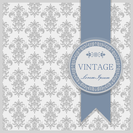 Vintage vector. Floral elements for design of monograms, invitations, frames, menus, labels and websites. Graphic elements for design.のイラスト素材