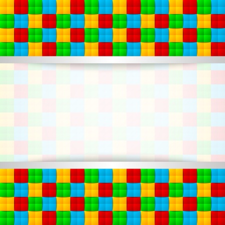 Three dimensional colorful document background templateのイラスト素材