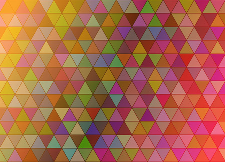 Abstract triangular pattern placed on colorful background