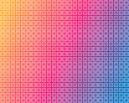Abstract quadrangular pattern placed on colorful backgroundのイラスト素材