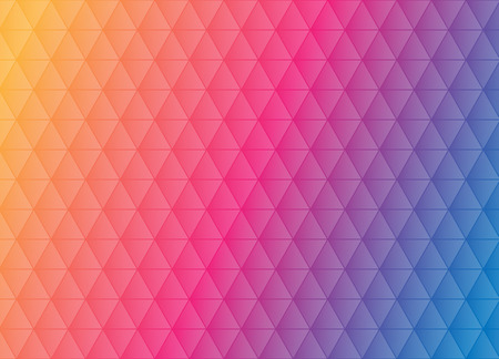 Abstract triangular pattern placed on colorful backgroundのイラスト素材