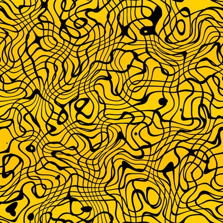 Art Deco seamless texture in wavy abstract styleの写真素材