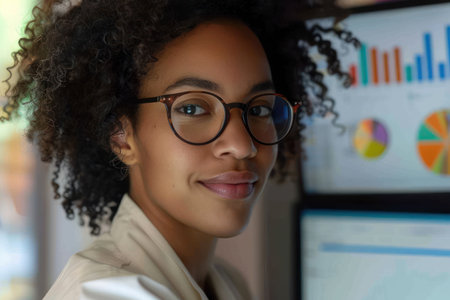A researcher meticulously examines clinical trial data, ensuring its accuracy and reliability This crucial step guarantees the integrity of research findings and ultimately contributes to the advancement of medical knowledge The image captures the meticulousness and importance of data quality control in clinical trials AI Generativeの素材