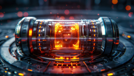 A captivating photo showcasing groundbreaking energy storage solutions and advanced battery technology This image symbolizes the future of sustainable energy innovation, leading the way to a greener, more efficient tomorrow The photo captures the power of cutting-edge technology driving progress towards a brighter future AI Generativeの素材