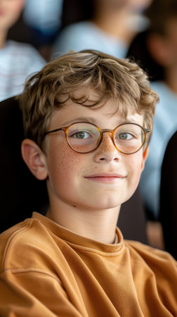 Students immerse themselves in a theatrical rehearsal, bringing their characters to life through passionate acting and dynamic movement This group activity fosters creativity, teamwork, and the development of essential performance skills AI Generativeの素材