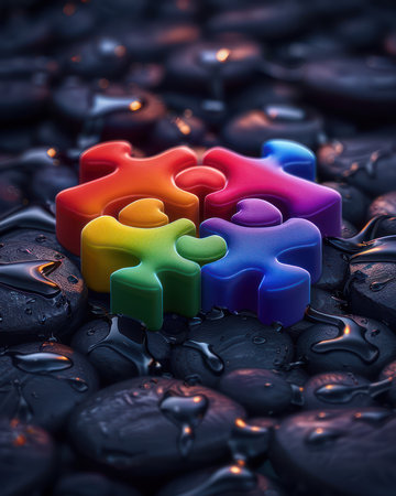 **Photostock Description:**

**&quot;Autism Awareness Themed Social Media Campaign&quot;** features vibrant and impactful images to spread awareness and support the autism community Capture the diversity and unique strengths of autistic individuals through compelling visuals Use these photos to create engaging social media content and promote inclusivity and understanding AI Generativeの素材