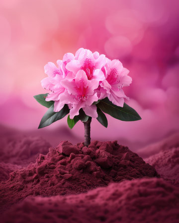 A poignant ceremony unites hope and action Participants plant trees, symbolizing growth and strength in the face of breast cancer The event raises awareness, supports survivors, and celebrates life, creating a lasting legacy of resilience AI Generativeの素材