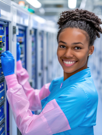 **Women Building Computers: Celebrating Innovators in Tech Industry During Women&#39;s History Month**

This captivating collection of images spotlights the groundbreaking contributions of women in the tech industry From pioneering programmers to visionary engineers, these inspiring figures have shaped the digital landscape Celebrate their achievements and ignite a passion for STEM fields with this powerful photostock AI Generativeの素材