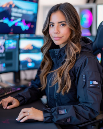 &quot;Women in Technology&quot; celebrates the achievements of women in tech during Women&#39;s History Month This collection of inspiring stories showcases their contributions to software development, technological innovation, and societal change  Discover the power of female leadership and their impact on the digital world AI Generativeの素材