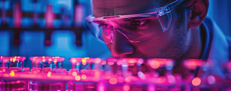 This image showcases a data analyst meticulously preparing clinical trial data for high-level peer review With focus and precision, they ensure accuracy and reliability, vital for robust research and data management This image emphasizes the critical role of data integrity in clinical research and the meticulous preparation required for successful peer review AI Generativeの素材