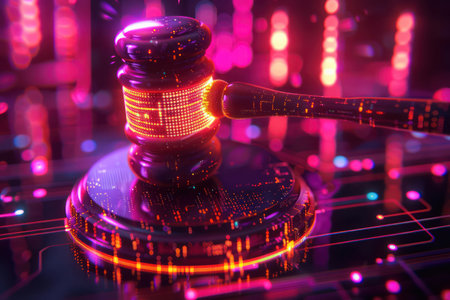 &quot;Revolutionary LegalTech Innovations&quot; delves into the dynamic fusion of law and technology, exploring cutting-edge solutions that enhance legal systems This book examines the transformative power of LegalTech, highlighting its impact on efficiency, accuracy, and accessibility, shaping the future of legal practice AI Generativeの素材