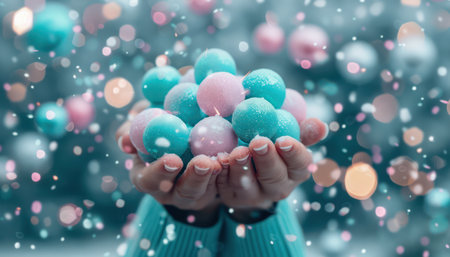 Capture the magic of the holidays! Sparkling lights, festive decor, and joyous activities create the perfect backdrop for family and friends to gather and celebrate From winter games to exciting adventures, create lasting memories this holiday season AI Generativeの素材