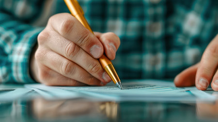 A meticulous auditor carefully examines financial plans and allocation strategies, ensuring accuracy and compliance in business budgeting They scrutinize every detail, verifying figures, evaluating risks, and identifying potential discrepancies to maintain financial integrity and optimize resource utilization AI Generativeの素材