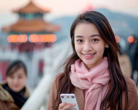 Capture the joy of friendship and adventure! This photostock offers images of friends exploring iconic landmarks, engaging in thrilling recreational activities, and creating unforgettable memories during a fun-filled break Perfect for travel, leisure, and lifestyle publications AI Generativeの素材