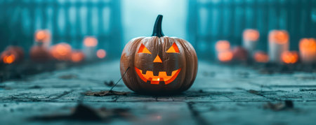 Create a festive Halloween atmosphere with spooky decorations! From jack-o'-lanterns and pumpkins to fun activities and delicious treats, this guide will help you capture the spirit of the season and enjoy a memorable Halloween with your family AI Generativeの素材