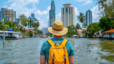 Escape to Bangkok for a solo adventure! This guide offers a perfect blend of relaxation and exploration Enjoy a luxurious cruise along the Chao Phraya River, followed by a cozy stay in a chic city apartment Discover hidden gems, indulge in delicious street food, and create unforgettable memories in AI Generativeの素材