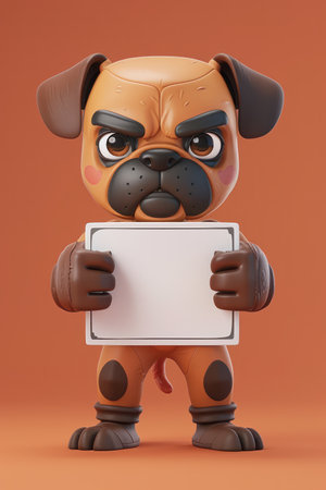 Introducing Ollie, the adorable 3D animated dog with a blank sign, ready to bring joy to your designs This playful puppy is perfect for adding a touch of cuteness and whimsy to your projects Ollie&#39;s expressive eyes and charming smile will captivate audiences, making him ideal for animations, kids&#39; media, and illustrations Let Ollie help you create paw-some visuals that will melt hearts and bring smiles AI Generativeの素材
