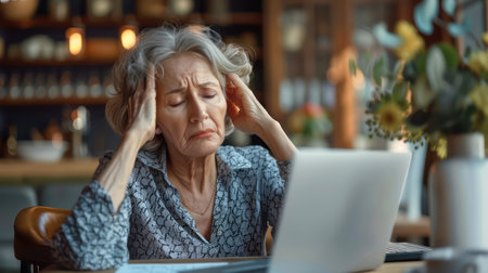An elderly woman's struggle with technology highlights the digital divide and ageism faced by seniors Limited digital literacy and access create barriers to empowerment and inclusion Bridging this gap requires accessible technology, tailored training, and support systems to equip seniors with the skills they need to thrive in a digital AI Generativeの素材