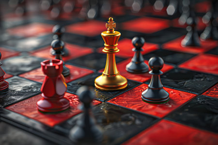 This presentation uses the strategic game of chess to illustrate the importance of meticulous preparation, planning, and foresight in business development Like a chess master, successful entrepreneurs must anticipate moves, strategize, and adapt to a dynamic market to achieve long-term growth AI Generativeの素材