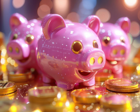 Secure your future with smart money management! Learn about saving, investing, budgeting, and financial planning Grow your savings with interest, compound interest, and long-term investment strategies Achieve financial independence, build wealth, and secure your financial future AI Generativeの素材
