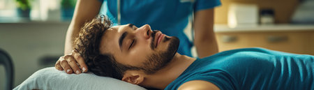 Experience accelerated muscle recovery and enhanced strength with our physiotherapy session Our experienced therapist utilizes manual therapy techniques to address muscle imbalances, reduce pain, and improve mobility This personalized session is designed to help you achieve optimal physical function AI Generativeの素材