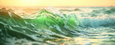 Experience the awe-inspiring beauty of ocean waves through stunning photography Witness the dynamic energy of the sea, captured in every ripple and curl From crashing breakers to gentle swells, these images showcase the power and grace of nature in motion AI Generativeの素材