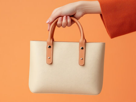 Elevate your brand with this sleek and minimalist tote bag mockup Featuring a clean, modern design, it's perfect for showcasing your logo, branding, fashion, or lifestyle products This versatile handheld everyday carry allows for professional and stylish product presentations AI Generativeの素材