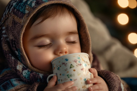 This image encapsulates the intimate bond of breastfeeding, showcasing tender moments of newborn nourishment Filled with comfort and warmth, it evokes a sense of love and care The image symbolizes the profound connection between mother and child, a testament to the beauty of nature's nurturing embrace AI Generativeの素材