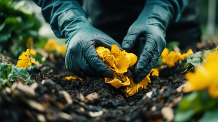 Join our vibrant outdoor garden community for sustainable living and an active lifestyle! Learn the art of group composting, connect with nature, and cultivate healthy habits Engage in hands-on activities, share knowledge, and grow together in a thriving, eco-conscious environment AI Generativeの素材