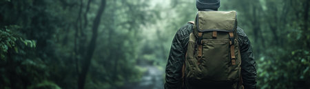 Embark on sustainable adventures with our eco-friendly backpacks! Designed for hiking, camping, and more, these durable backpacks are made from recycled and organic materials Experience comfort and confidence on the trail while minimizing your environmental impact AI Generativeの素材