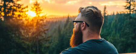 Imagine a home office bathed in the golden glow of a sunset A person, engaged in a vibrant online collaboration, leverages the power of remote work to maximize productivity The serene view inspires focus, while seamless digital tools foster a connected, efficient workflow This is the future of work AI Generativeの素材