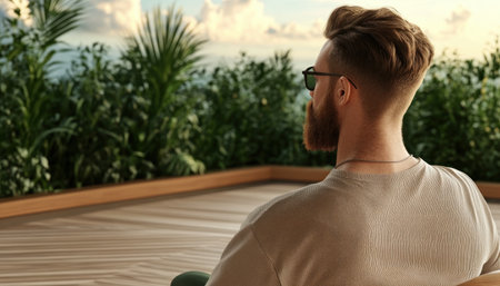 Escape the stress and anxiety of daily life with our virtual therapy sessions Our calming technology, designed to promote relaxation and well-being, provides a safe and supportive space to address your mental health needs Experience a sense of peace and renewal through personalized guidance and innovative tools AI Generativeの素材