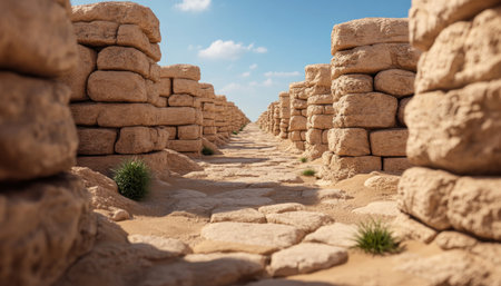 Embark on a captivating journey through time, exploring a city's ancient ruins and historical landmarks on foot Immerse yourself in centuries of history, tracing the footsteps of emperors and revolutionaries, and uncovering the secrets of a vibrant past Every step reveals a story waiting to be told AI Generativeの素材