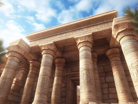 Embark on a journey through time to a UNESCO World Heritage site, where ancient architectural wonders await Explore the historical significance of these structures, marveling at their intricate designs and the stories they tell Witness the legacy of a bygone era and discover the secrets embedded within the stones AI Generativeの素材