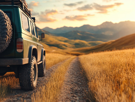 Embark on an unforgettable family road trip adventure! This itinerary guides you through scenic landscapes, exciting stops, and memorable experiences Plan your ultimate vacation, complete with breathtaking views, captivating attractions, and family-friendly fun along the way AI Generativeの素材