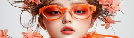 Embrace the spirit of Halloween in a fashion-forward, playful costume! Imagine a vibrant orange ensemble, perhaps a jumpsuit or a dress, adorned with spooky flower details Think gothic blooms, spiderweb accents, or even tiny skeletons nestled amidst the petals This costume is guaranteed to turn heads and make a statement AI Generativeの素材