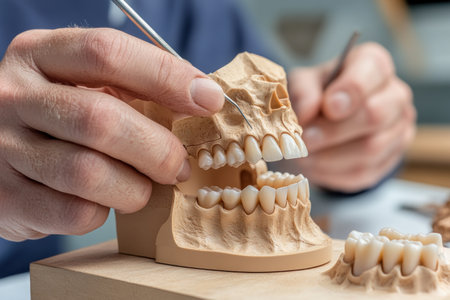 This consultation delves into the world of dental implants, a revolutionary solution for restoring your smile Through a hands-on demonstration using a model, our experienced dentist will clearly explain the process, highlighting the benefits and answering your questions Gain a comprehensive understanding of how dental implants can transform your oral AI Generativeの素材