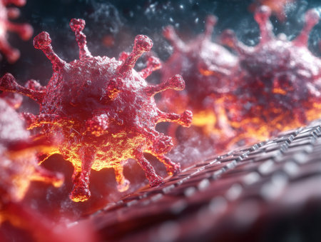 The COVID-19 pandemic, caused by the SARS-CoV-2 virus, has triggered a global health crisis This highly contagious respiratory disease spreads through human contact, leading to widespread infection, illness, and mortality The pandemic has significantly impacted healthcare systems, economies, and societies, necessitating urgent research, preventive measures, and effective treatment strategies AI Generativeの素材