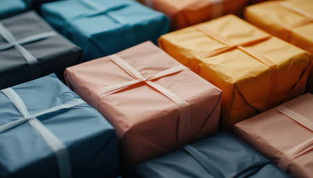 Elevate your gift wrapping with vibrant tissue paper! Discover creative ideas to add texture and elegance to your presents From simple folds to layered designs, explore how colorful tissue paper can transform ordinary gifts into stunning masterpieces AI Generativeの素材