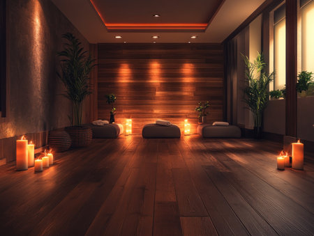 Escape to a serene spa haven where healing reflexology promotes overall wellness and comfort Indulge in the tranquility of our relaxing setting, and discover the remarkable benefits of this ancient practice Unwind, rejuvenate, and experience a profound sense of peace AI Generativeの素材
