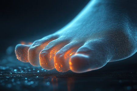 Indulge in the soothing embrace of foot reflexology Gentle massage techniques target specific points on your feet to promote deep relaxation, ease stress, and enhance your overall well-being Experience a sense of tranquility and rejuvenation as your body finds harmony and balance AI Generativeの素材